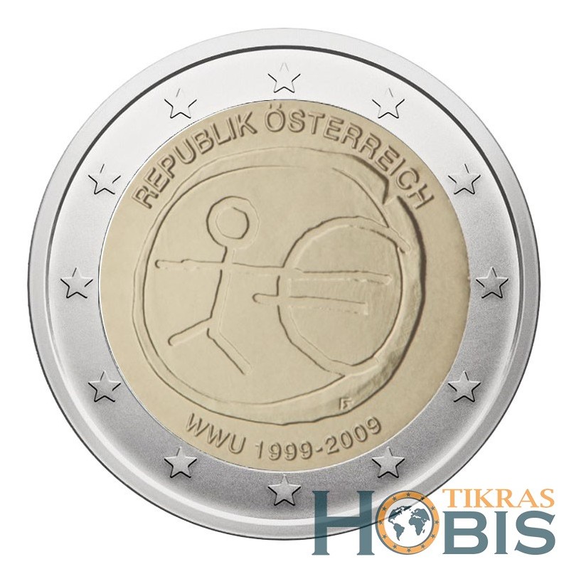 Austria 2 euro, 2009 EMU KM3175