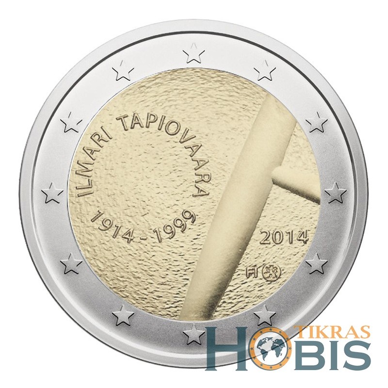 Suomija 2 eurai, 2014 Ilmario Tapjovaros 100 KM212
