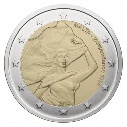Malta 2 eurai, 2014 Independence of Malta