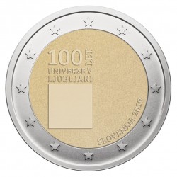 Slovėnija 2 eurai, 2019 100th Ljubljana