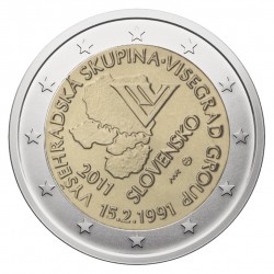 Slovakija 2 eurai, 2011 Visegrad Group