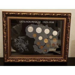 Frame for Lithuanian coins...