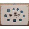 Frame for Lithuanian coins No. 51 - 1991 with pupil