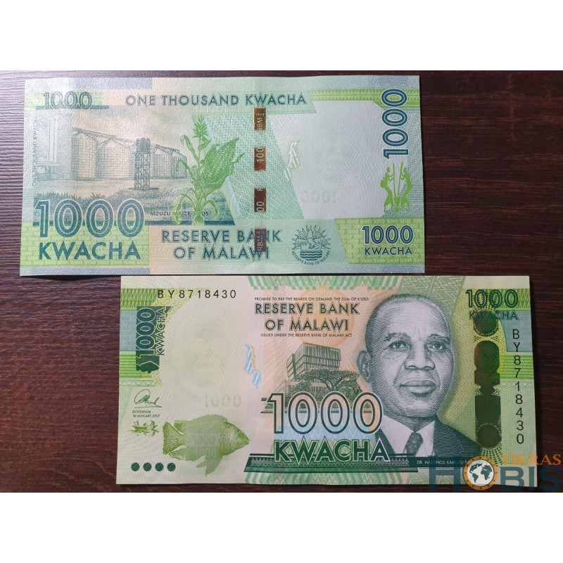 Malawi 1000 kwachas, 2017 P-68