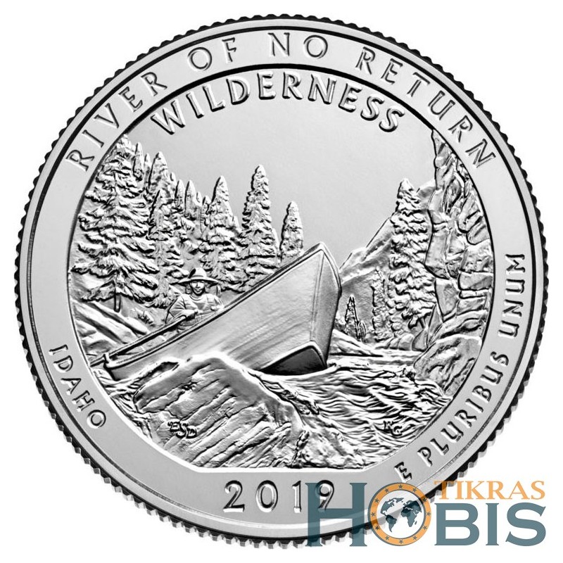 US 25 cents, 2019 River of No Return, Idaho