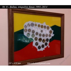 Frame for Lithuanian coins...