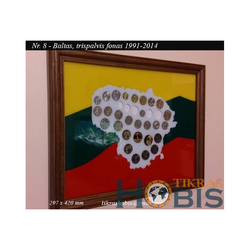 Rėmelis Lietuvos monetoms Nr. 9 - 1991-2014