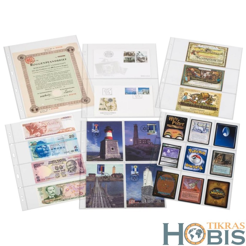 Įmautės banknotams Grande SH-312 A4 formato, Leuchtturm
