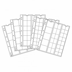 Sleeves coins in Optima B5...