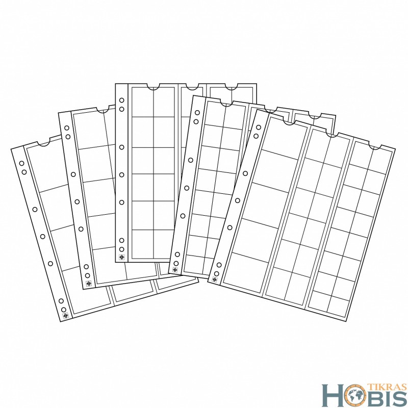 Sleeves coins in Optima B5 (202x252), Leuchtturm