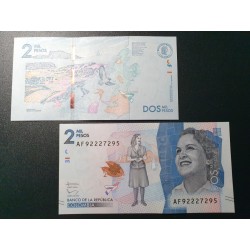 Kolumbija 2000 pesų, 2016 P-458b