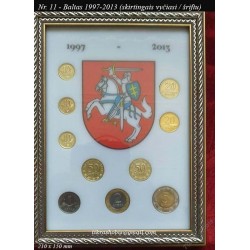 Rėmelis Lietuvos monetoms Nr. 11 - 1997-2013