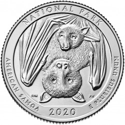 US 25 cents, 2020 American...