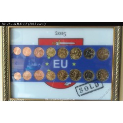Rėmelis Lietuvos monetoms Nr. 15 - EURO
