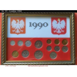 Frame for Polish coins No....
