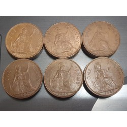 Anglija 1 pensas, 1961-1970