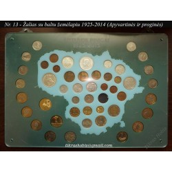 Frame for Lithuanian coins...