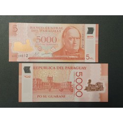 Paragvajus 5000 Guaranies, 2011 P-234a