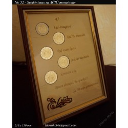 Rėmelis Sveikinimas AČIŪ Nr. 52