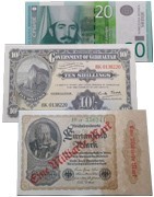 European banknotes, banknote online store